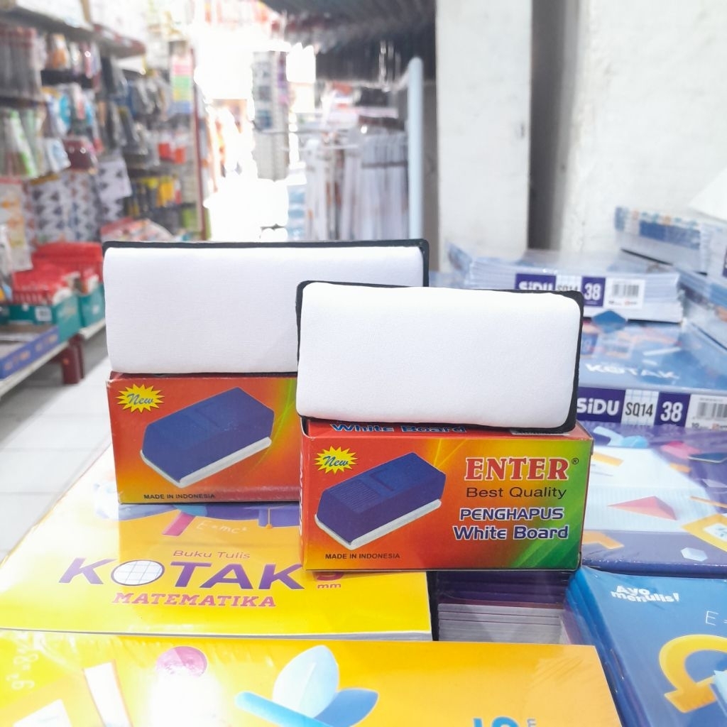 

ERASER PAPAN TULIS ETERNA KAPUR DAN SPIDOL / PENGHAPUS PAPAN TULIS