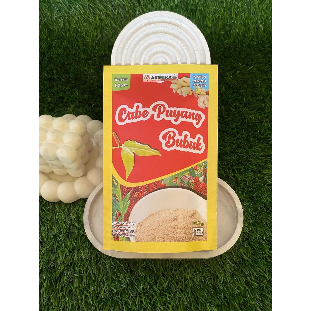 

Cabe Puyang Bubuk Massoka | minuman Rempah | Tanpa Gula