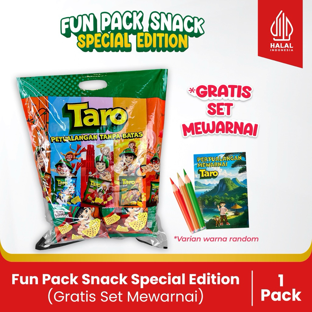 

Fun Pack Snack Spesial Edition-Paket Hampers Anak-(Gratis Set Mewarnai 3 pensil warna)