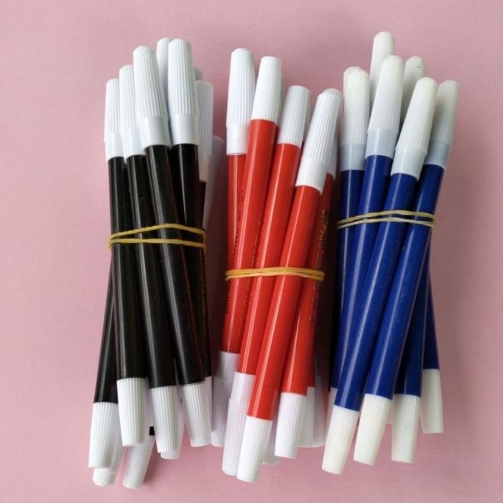 

(1 Lusin) Spidol kecil 12 Pcs - Merah Biru Hitam