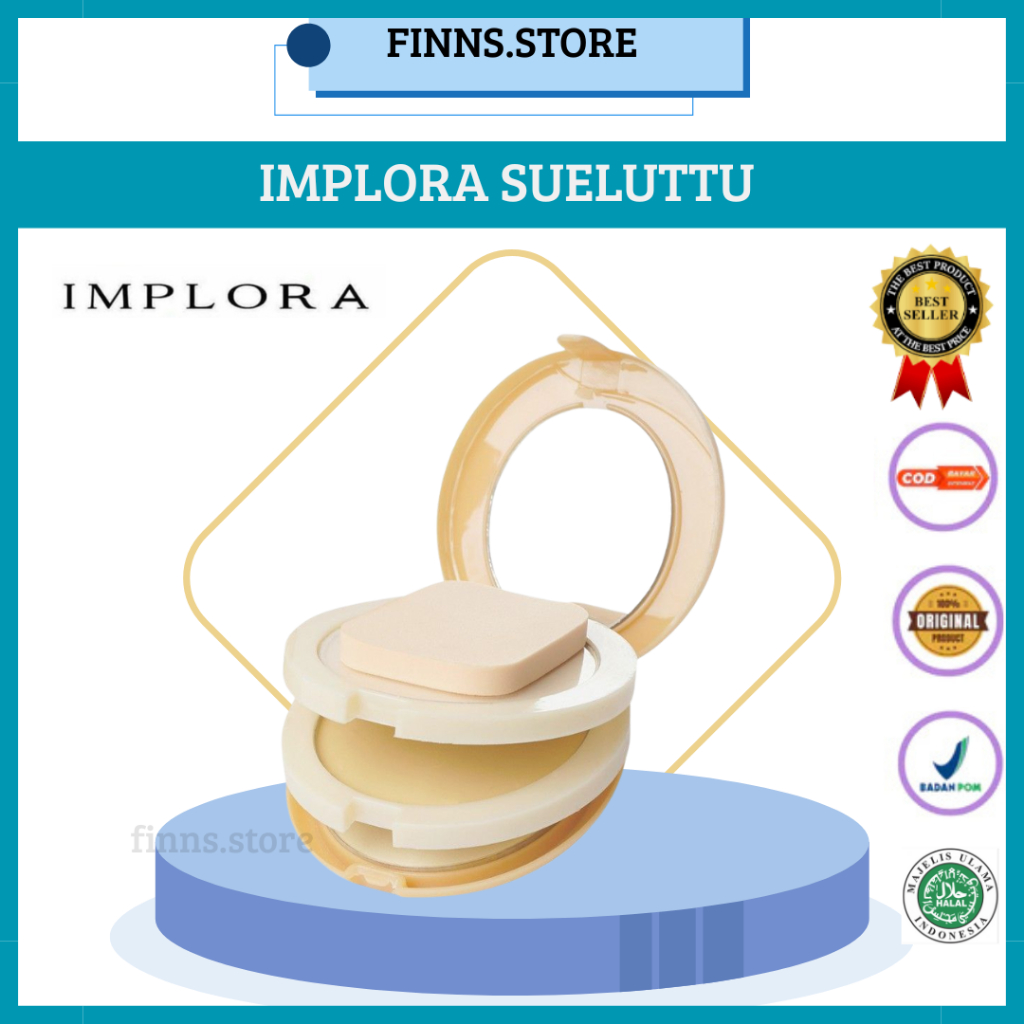 Implora Bedak Sueluttu Bedak Padat 2in1 Compact Powder Sueluttu - 𝗙𝗜𝗜𝗡𝗦 𝗦𝗧𝗢𝗥𝗘