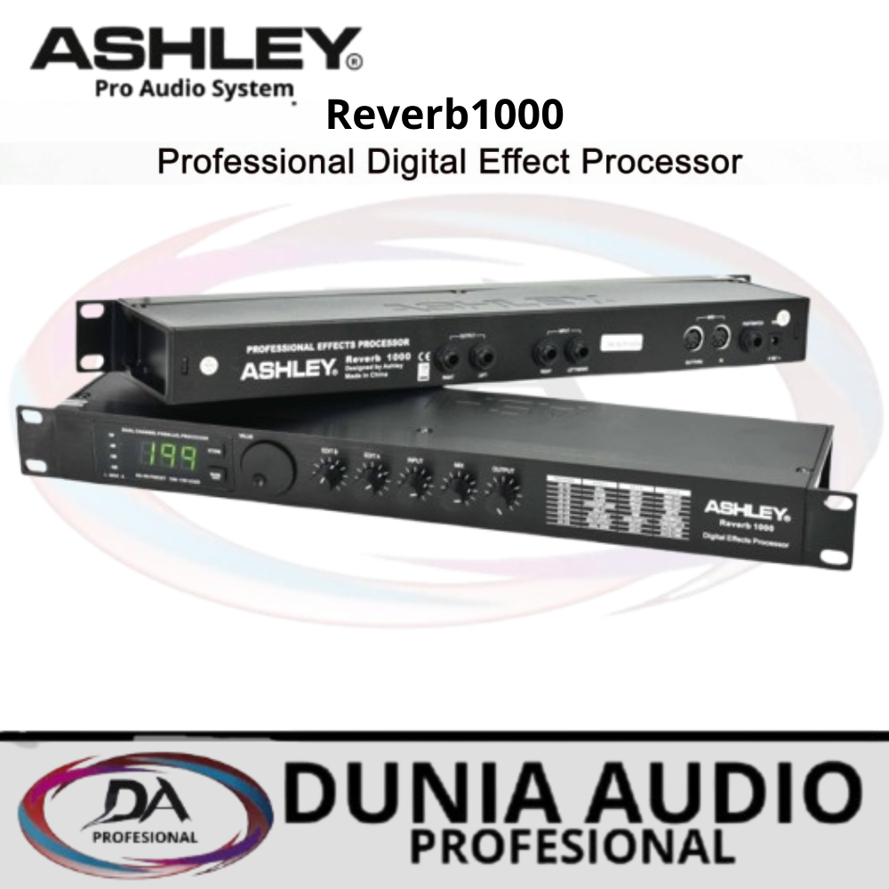 EFEK VOCAL ASHLEY REVERB 1000 ORIGINAL REVERB 1000