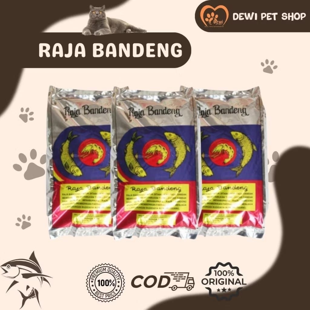 RAJA BANDENG 2.5KG PAKAN IKAN PENUMBUH PLANKTOP BUNGA TANI BOSTER PLANKTOP