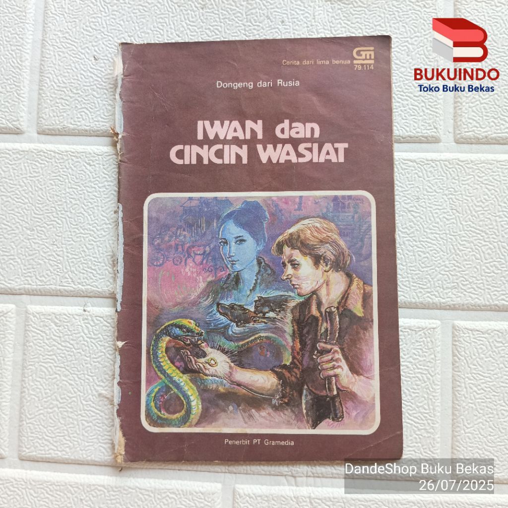 Iwan dan Cincin Wasiat (Dongeng Dari Rusia) - Buku Cerita Anak Bekas Preloved