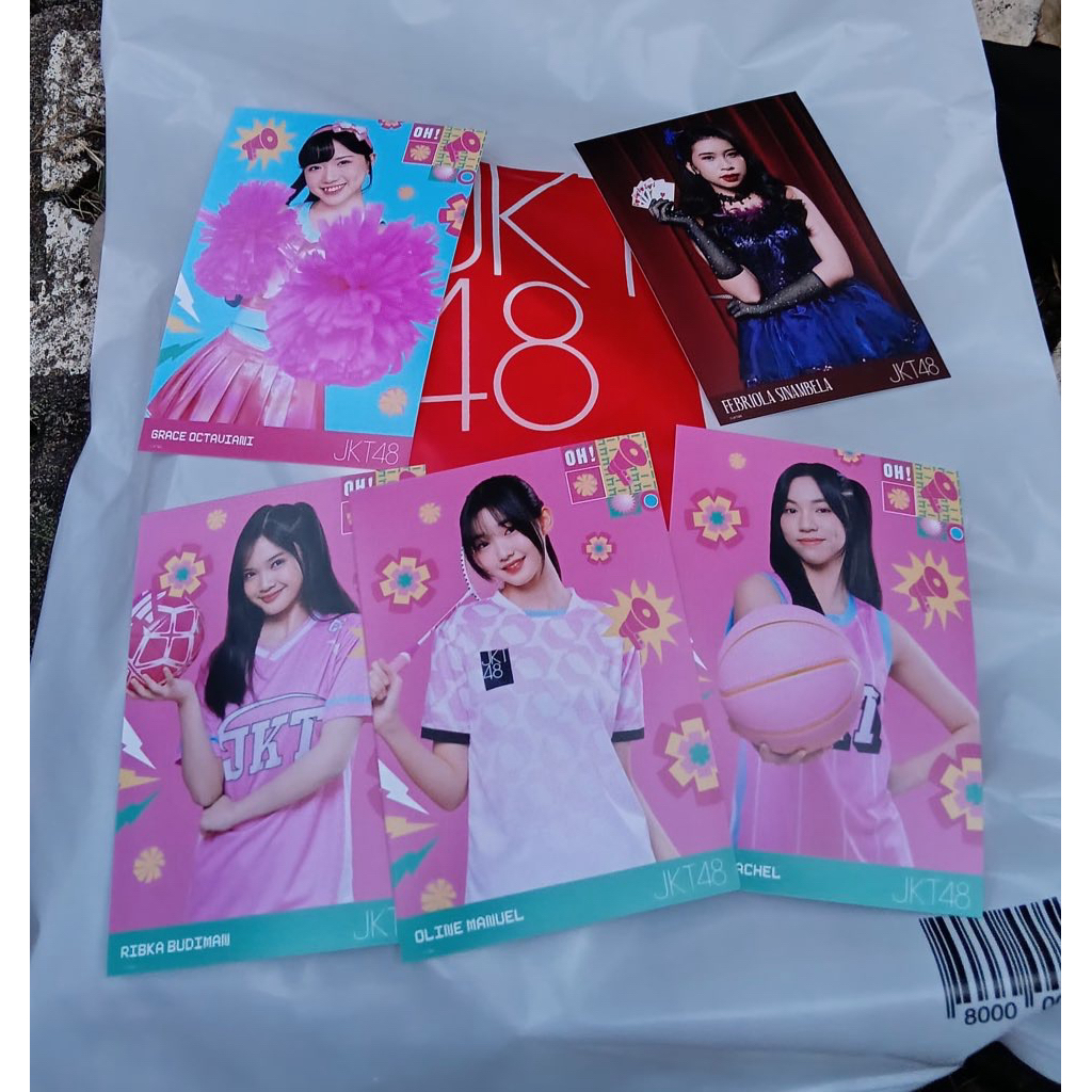 Photopack Photocard JKT48 Marsha, Olla, Oline, Aralie, Ribka, Gracie