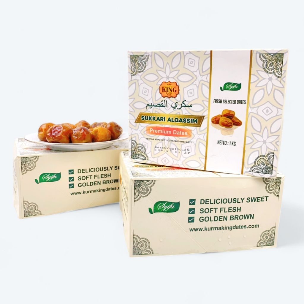 

Kurma Sukkari King Al Qassim Isi 500 gr , 800 gr , 1 kg , 3 kg