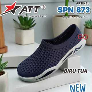 AGO ATT SPN 873 Sandal Selop Karet Pria casual Tali Belakang Kuat Awet/Anti Air Size 39-44