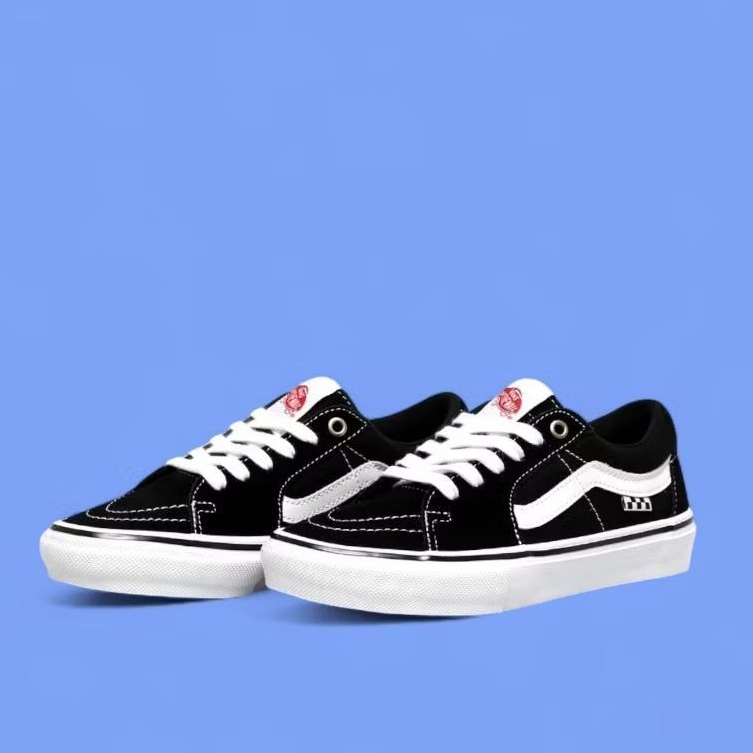 Vans Skate Sk8 Low Shoe Black / White Original100%