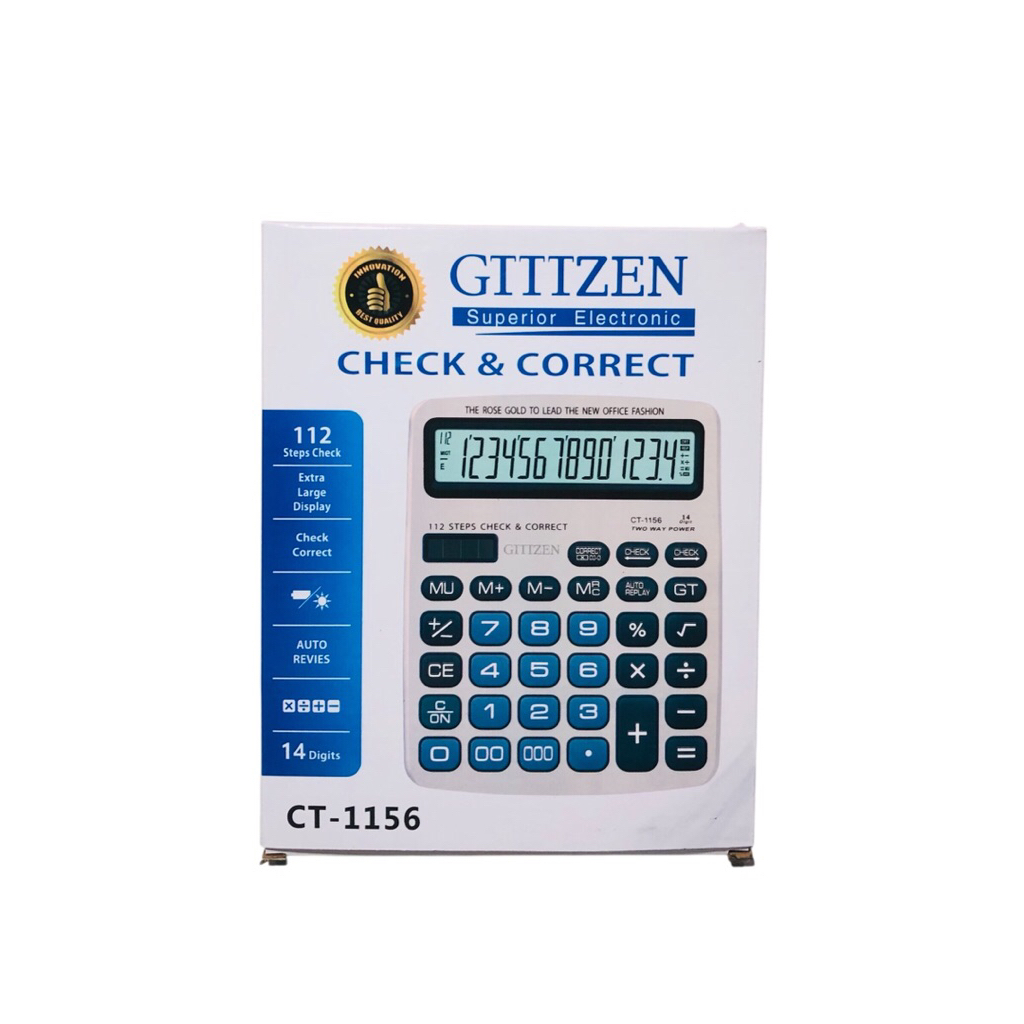

Kalkulator Gitizen CT 1156 GITIZEN 14 Digit