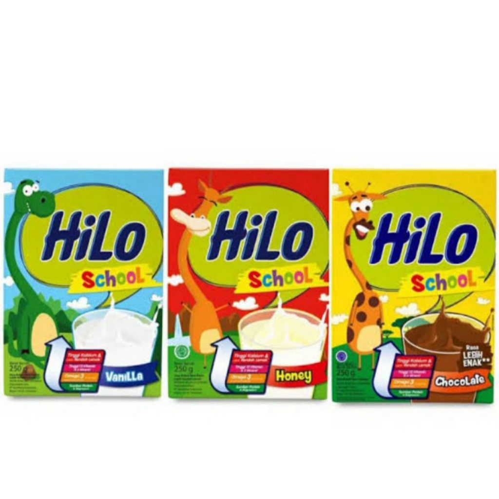 

Hilo school all variant 250gr( susu tinggi kalsium usia anak)