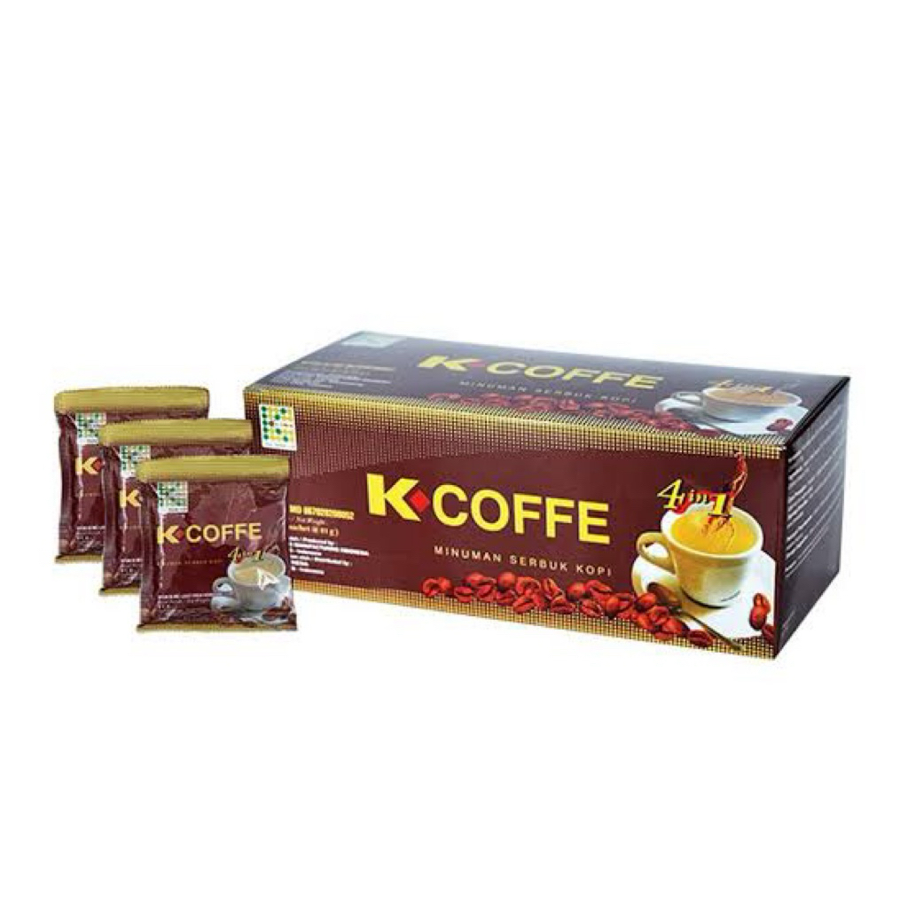 

K COFFEE 4in1 K-Link Original BPOM Halal (1 Box isi 20 Sachet) Kopi Penambah Stamina Pria Dewasa Kopi Stamina Kopi Stamina Pria Obat Stamina Pria K Coffee Kopi Penambah Stamina Seksual Laki Original K-Link Official Store
