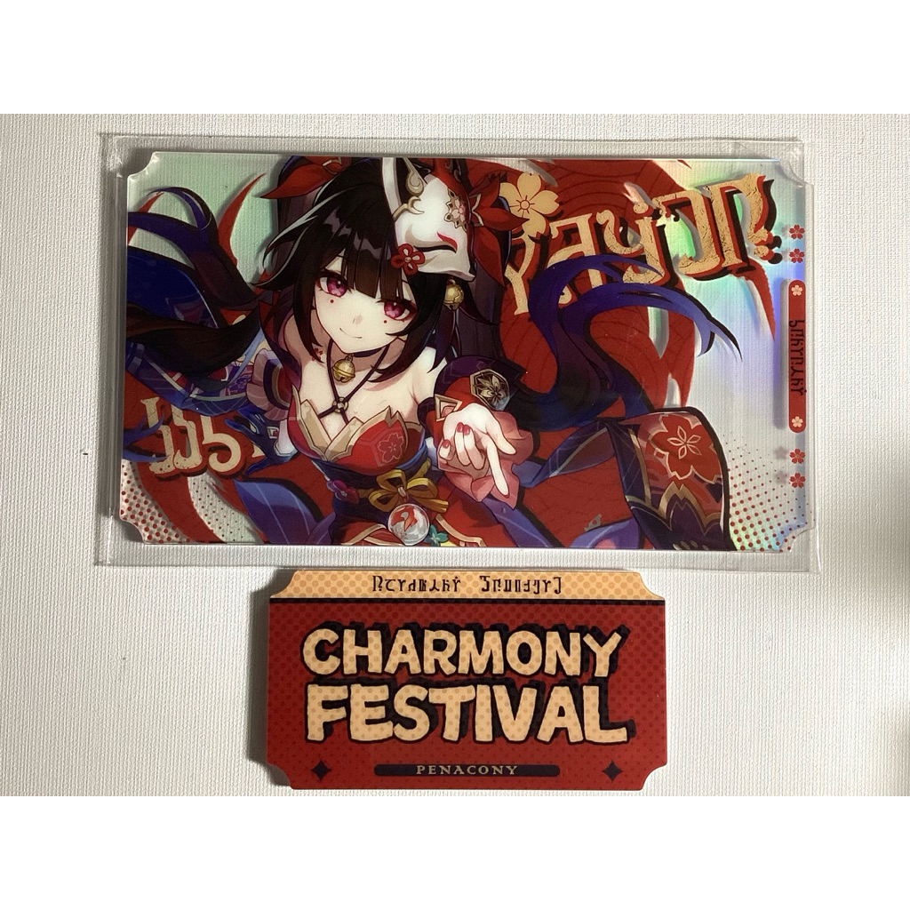hsr honkai star rail acrylic ticket sparkle hanabi