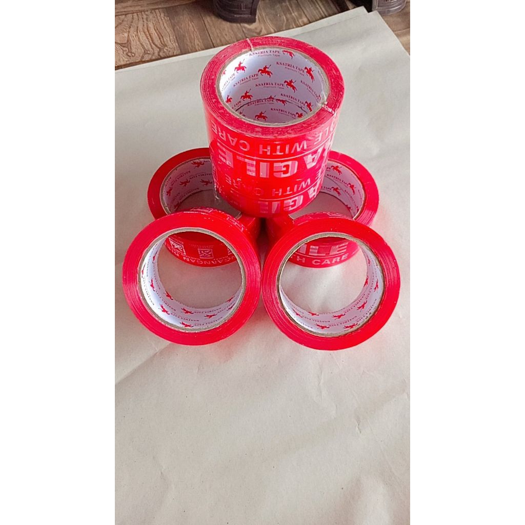 

LAKBAN FRAGLE MERAH 80YARD /100YARD LAKBAN UNBOXING LAKBAN JANGAN DI BANTING LAKBAN MERAH