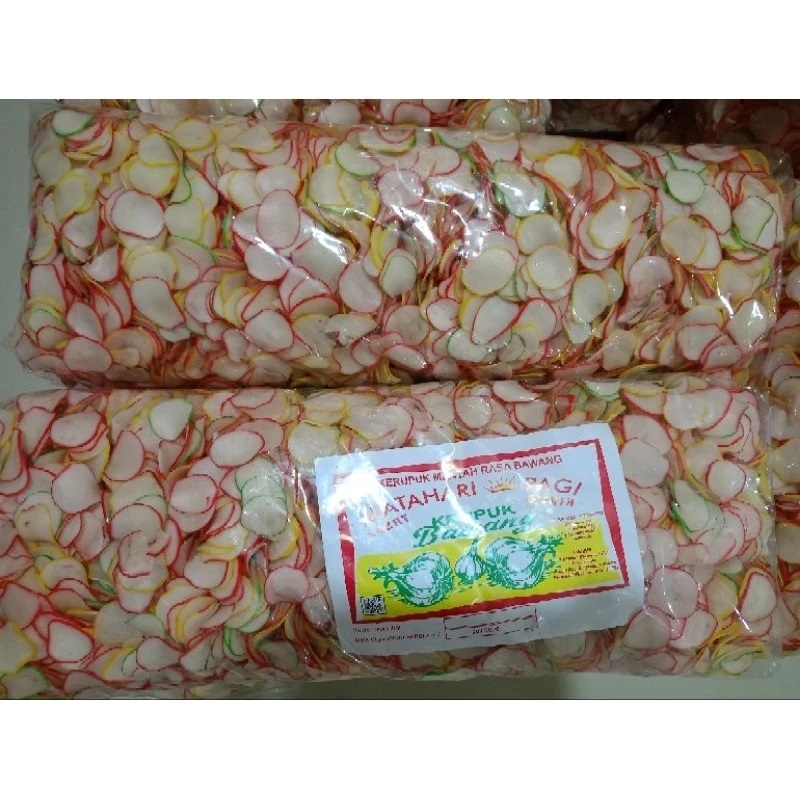 

5kg | KERUPUK BAWANG MENTAH WARNA WARNI/KERUPUK SEBLAK/5KG/1KG