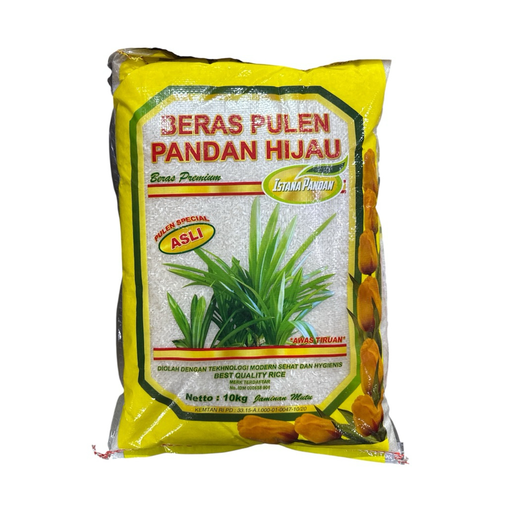 

Beras Premium Pandan Hijau 10 kg