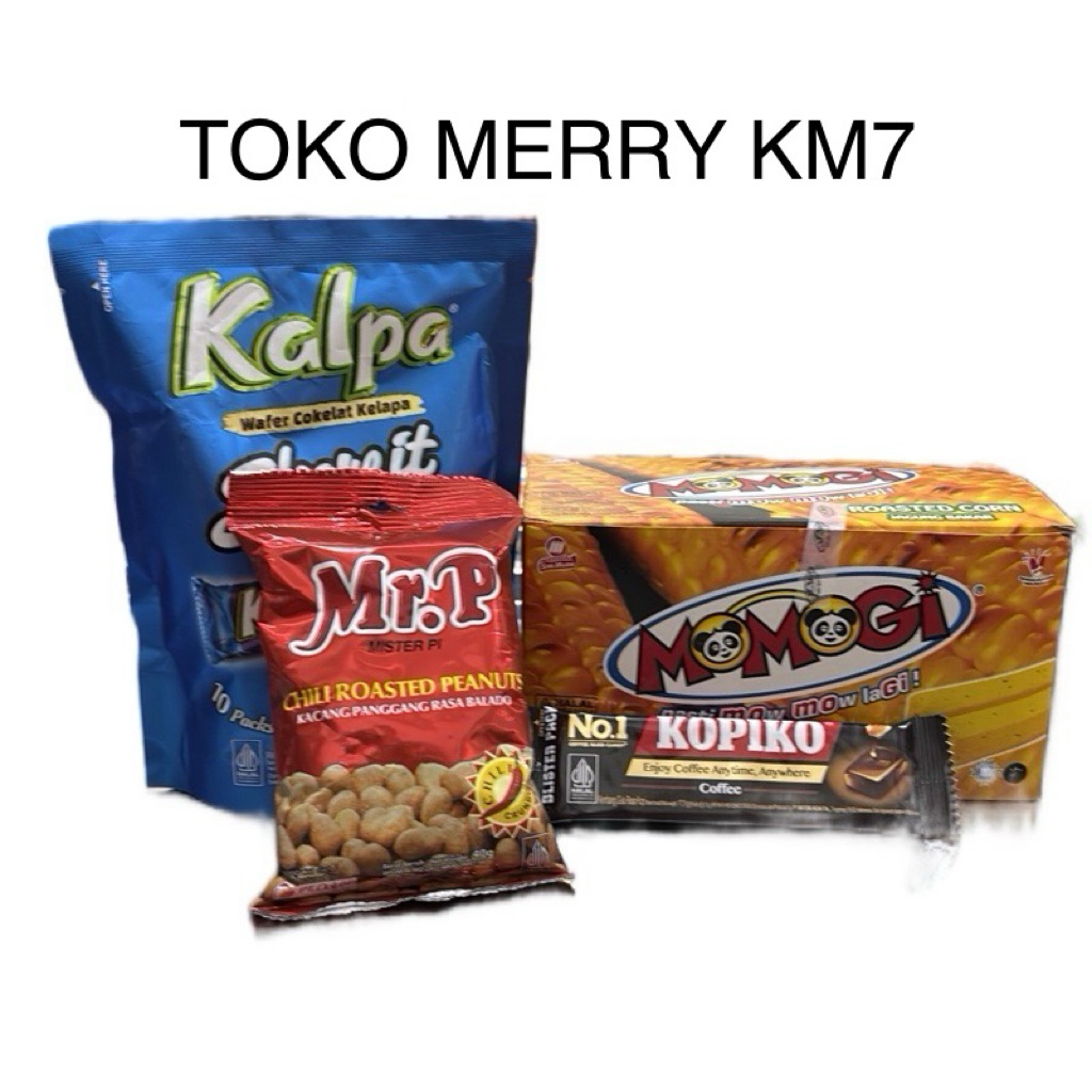 

PAKET CEMILAN 1 (KALPA, MOMOGI, MR.P, KOPIKO CANDY)