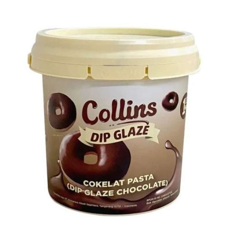 

[oddsolshop] pekanbaru/Collins Dip Glaze Chocolate 300GR / Cokelat Pasta