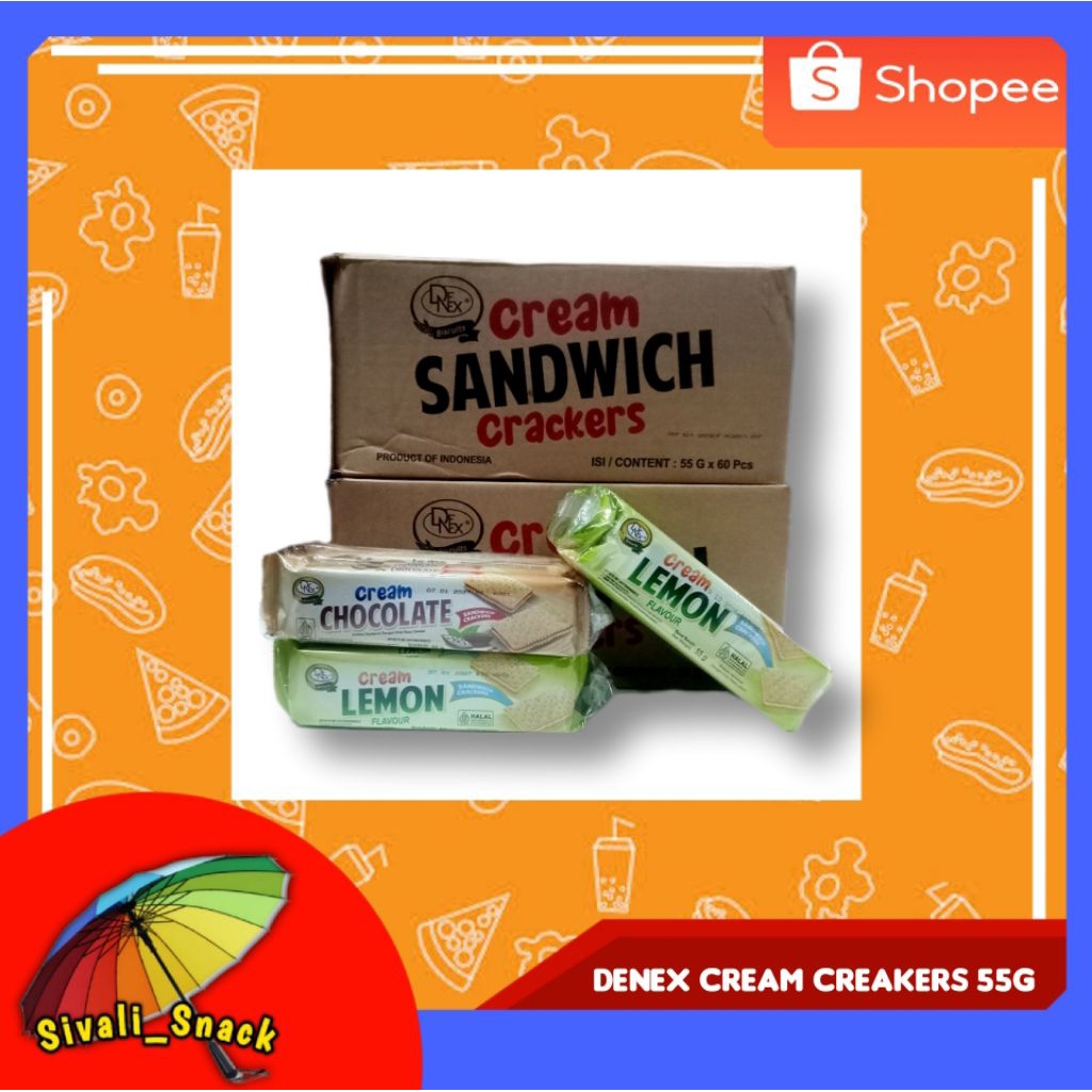 

Denex Cream Sandwich Creakers 55g