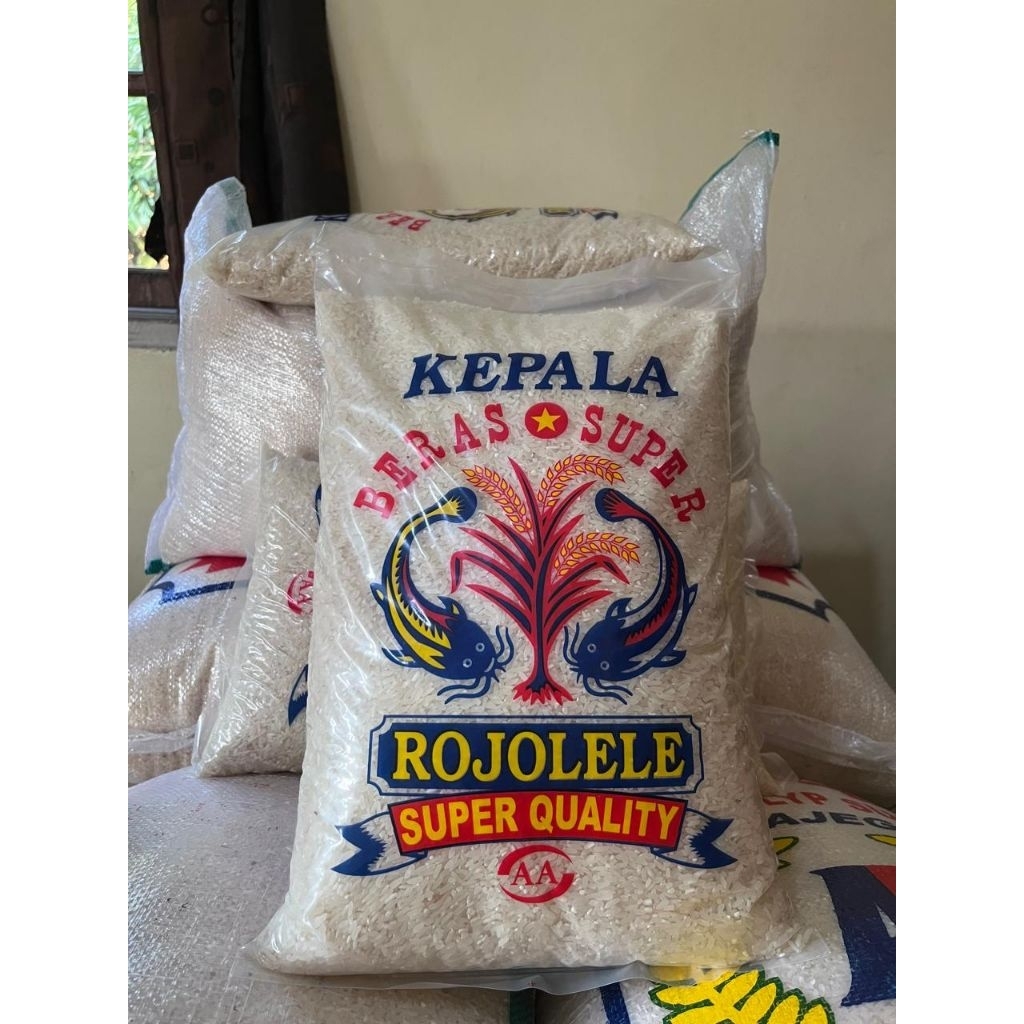 

PROMO!!! BERAS rojolele 5kg- Beras anyar/beras biji baru kualitas super, bukan oplosan, putih bersih enak PULEN
