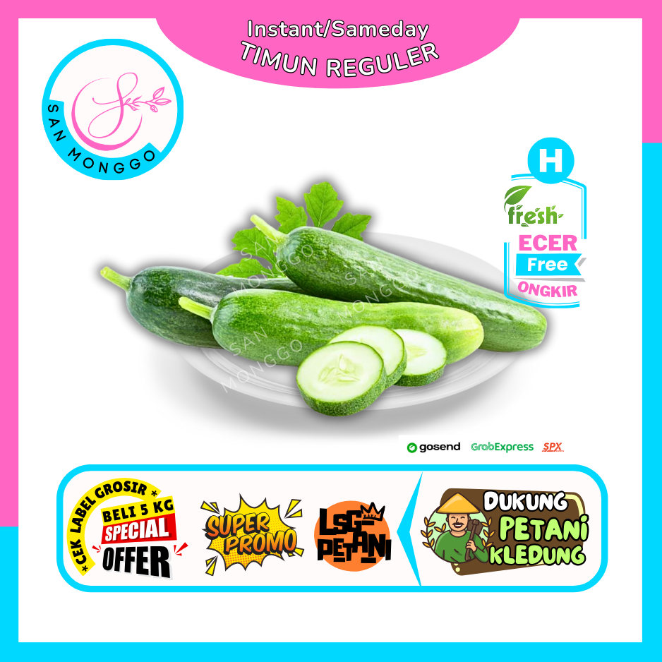 

Sanmonggoo >> Timun Reguler -- Hasil Bumi Sindoro Sumbing Ecer (H)