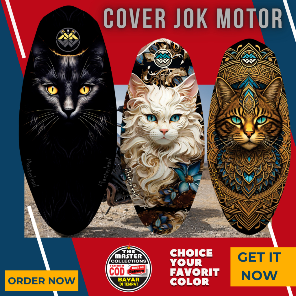 Mantel Jok Print Motor New Beat CBS Sarung Jok Motor Printing Beat Deluxe Street Cover Jok Motor Bea