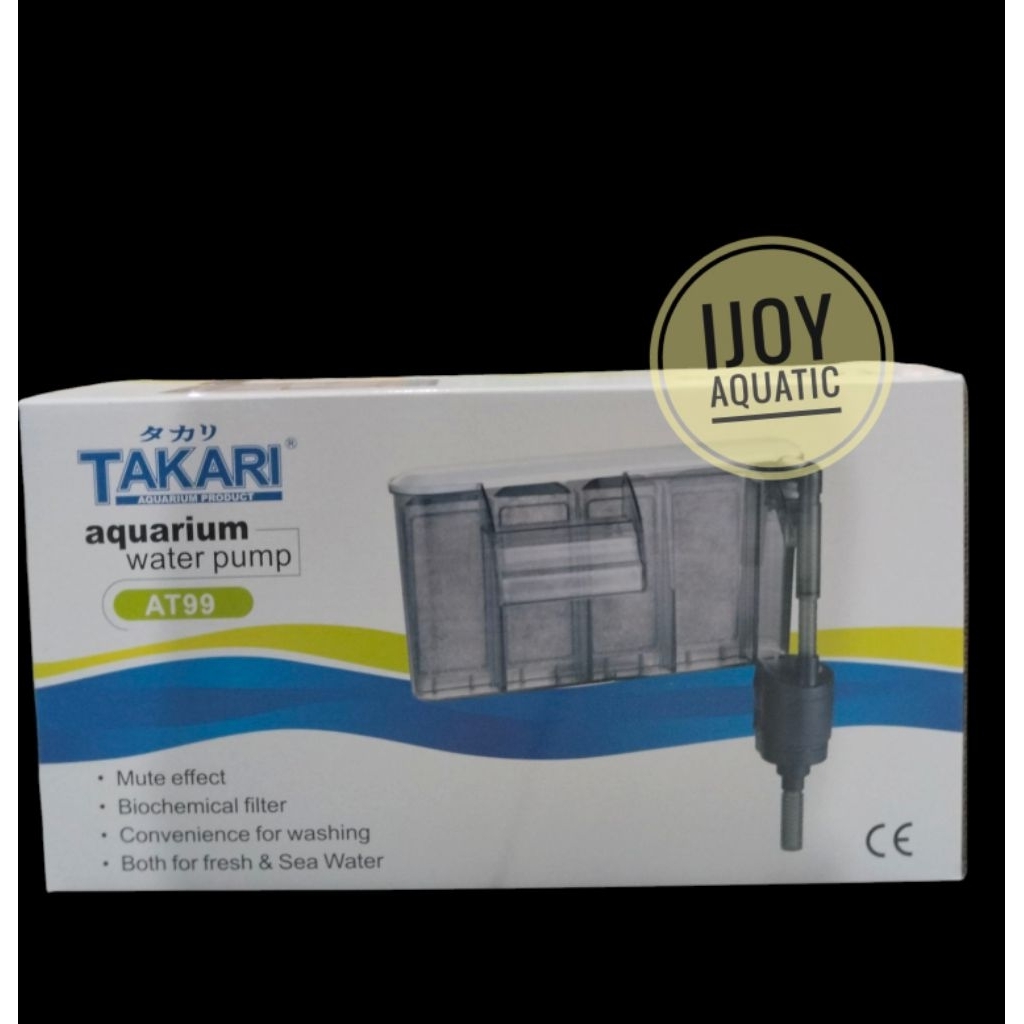 TAKARI AT99 filter gantung hang on akuarium aquascape