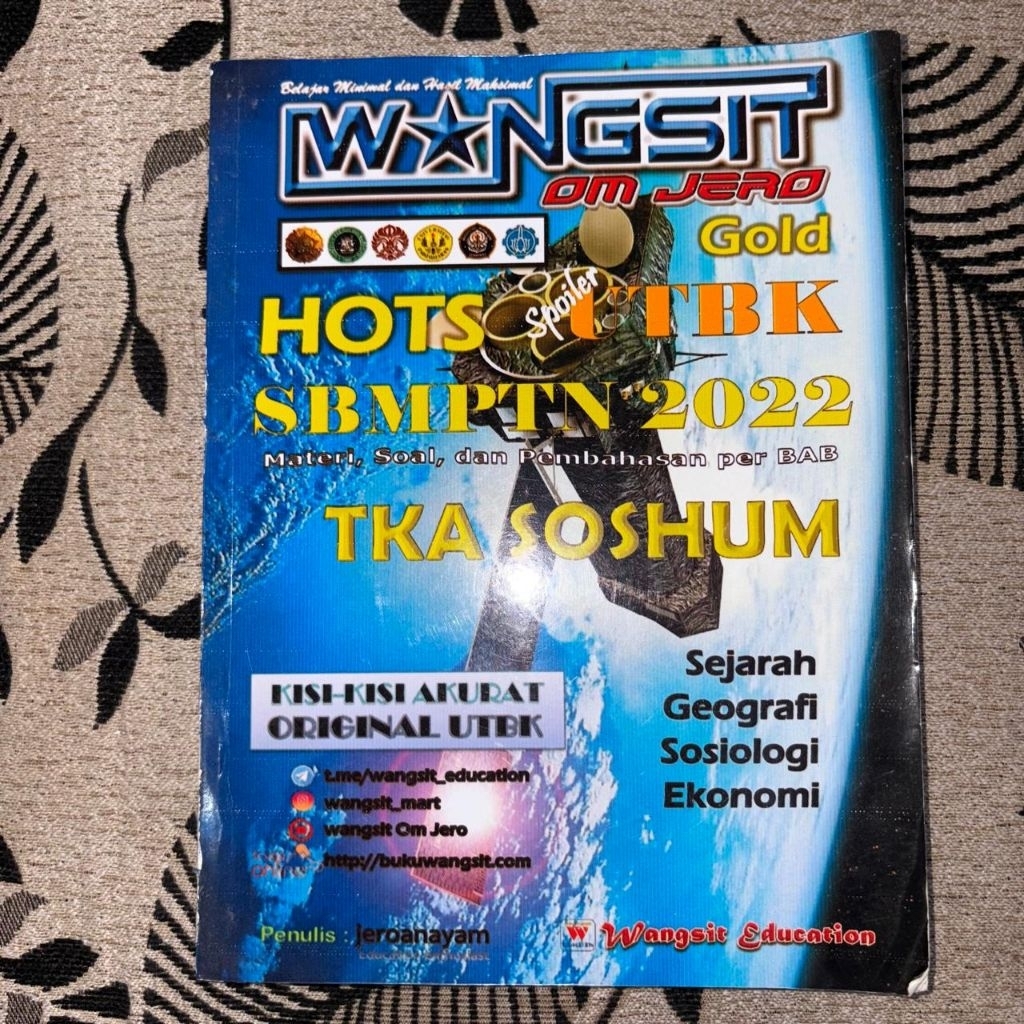 (PRELOVED) Buku Wangsit om jero TKA IPS (2022)