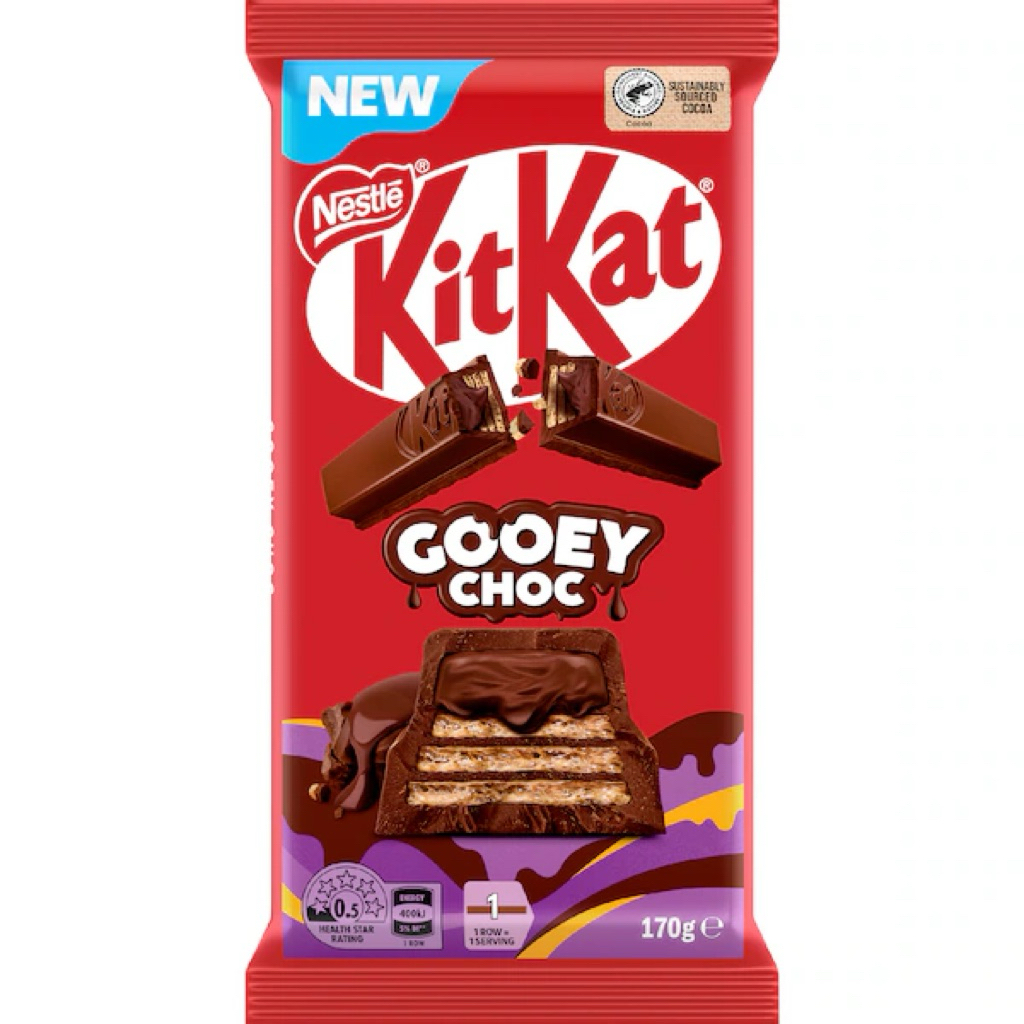

KitKat Gooey Choc Block 170g - Australia