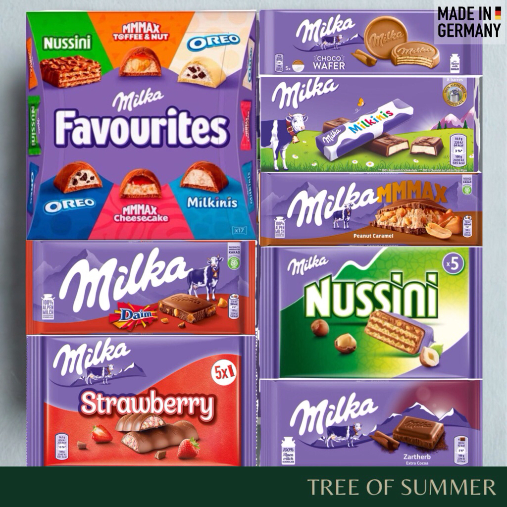 

MILKA - All Varian Coklat Milka Chocolate Jerman