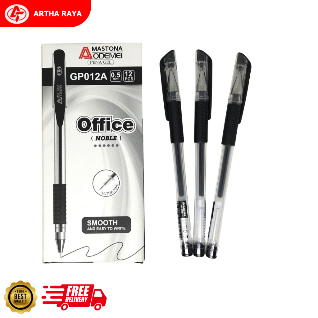 

Pena Gel Pen Aodemei Office GP012A 0.5mm 1 Pak isi 12 Pcs