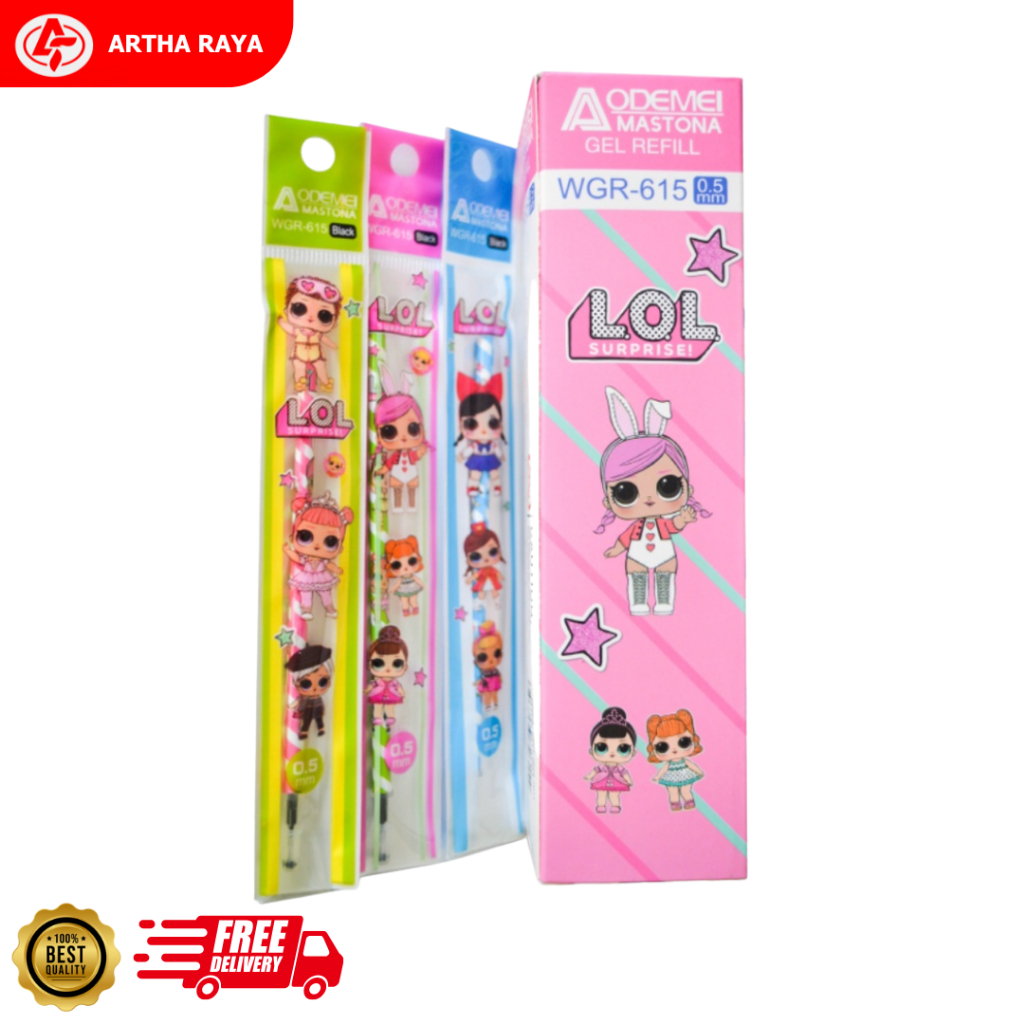 

Refill Isi Pena Pulpen Aodemei 0.5mm 1 Pack Isi 20 Pcs