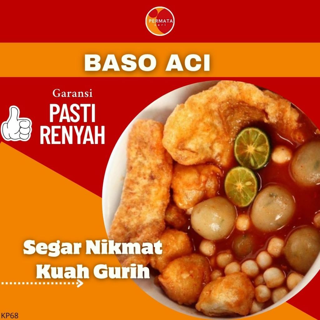 

Baso Aci 100Gram±/Cemilan Baso Aci Kering/Snack Aci Pedas Gurih