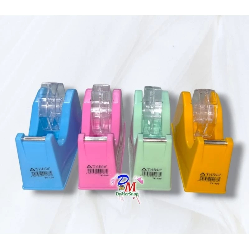 

Trifelo TF-100 Tape dispenser tempat selasiban/ lakban / solatip / Container Warna Warni TRIFELO Ori 100% Original Asli Authentic