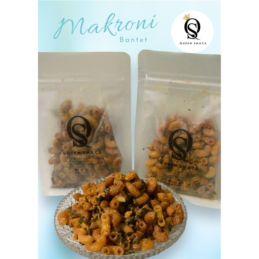 

Makroni bantet/makroni bantet bawang putih dan daun jeruk/ Makroni bantet pedas/makroni extra daun jeruk