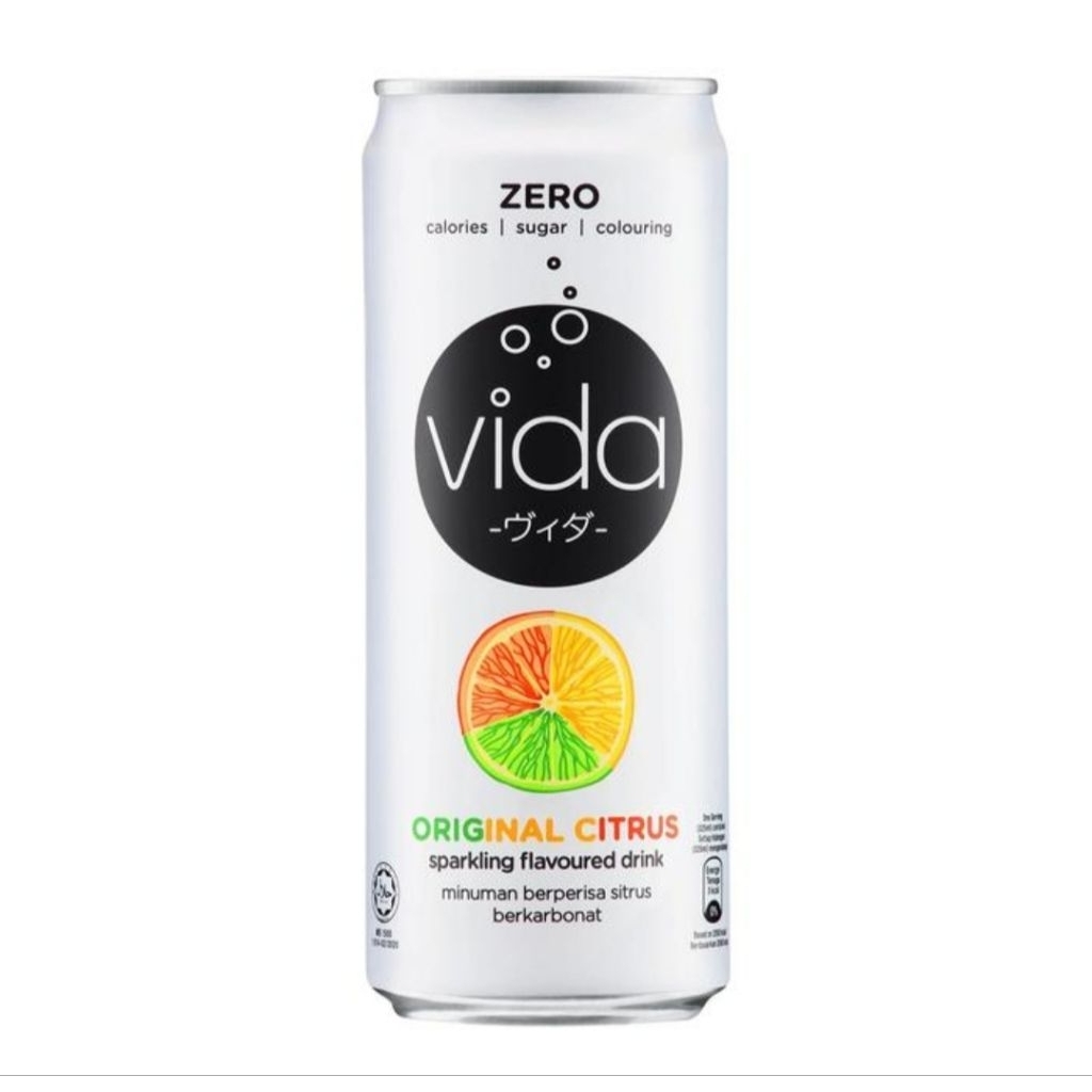 

VIDA Sparkling Drink Can Citrus 325 ml / Vida Citrus / Soda