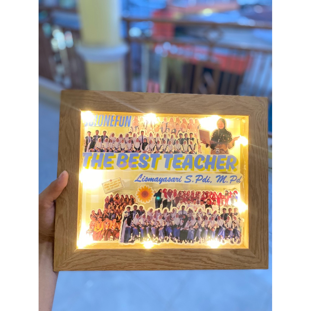 Kado Gift Frame Perpisahan untuk guru