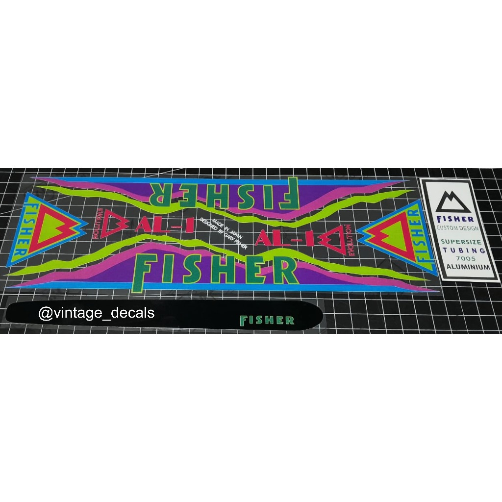 sticker sepeda GARY FISHER AL1