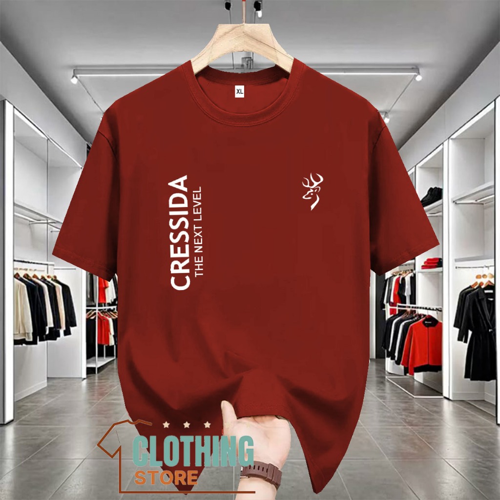 xBaju Kaos Distro Cr3ssid4 Kirka Text Putih DQuality Kaos T-Shrit Lengan Pendek Premium Unisex Bahan