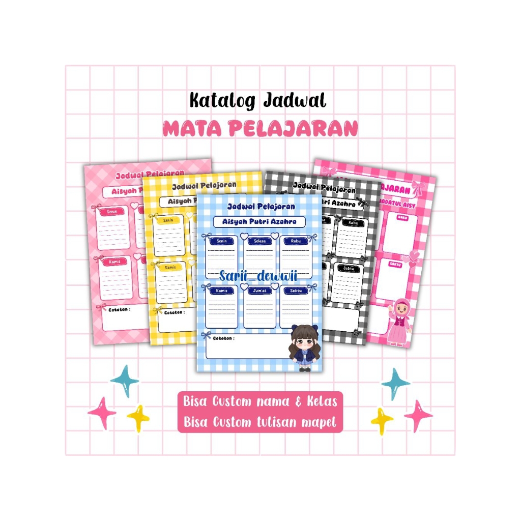 

TABEL MATA PELAJARAN