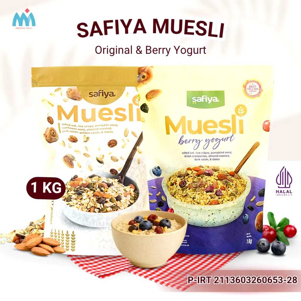 

Safiya Muesli Berry Yogurt 500gram dan 1000Gram