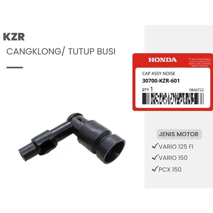 KZR KEPALA TUTUP BUSI CANGKLONG / KEPALA COP BUSI MOTOR VARIO 125 / VARIO 150