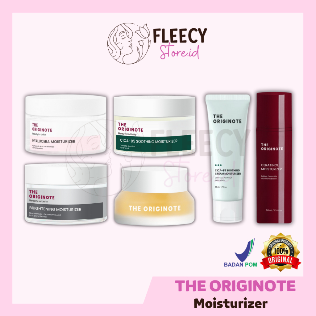 The Originote Hyalucera Gel / Cica-B5 Soothing Cream / Brightening / Ceratinol Moisturizer | 24K Sym