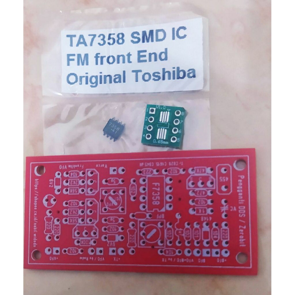 PCB Zerobit - Modul Pengganti DDS TA7358f (Plus IC) sebagai VFO BFO dan (VFO MIX BFO) radio HF SW tr