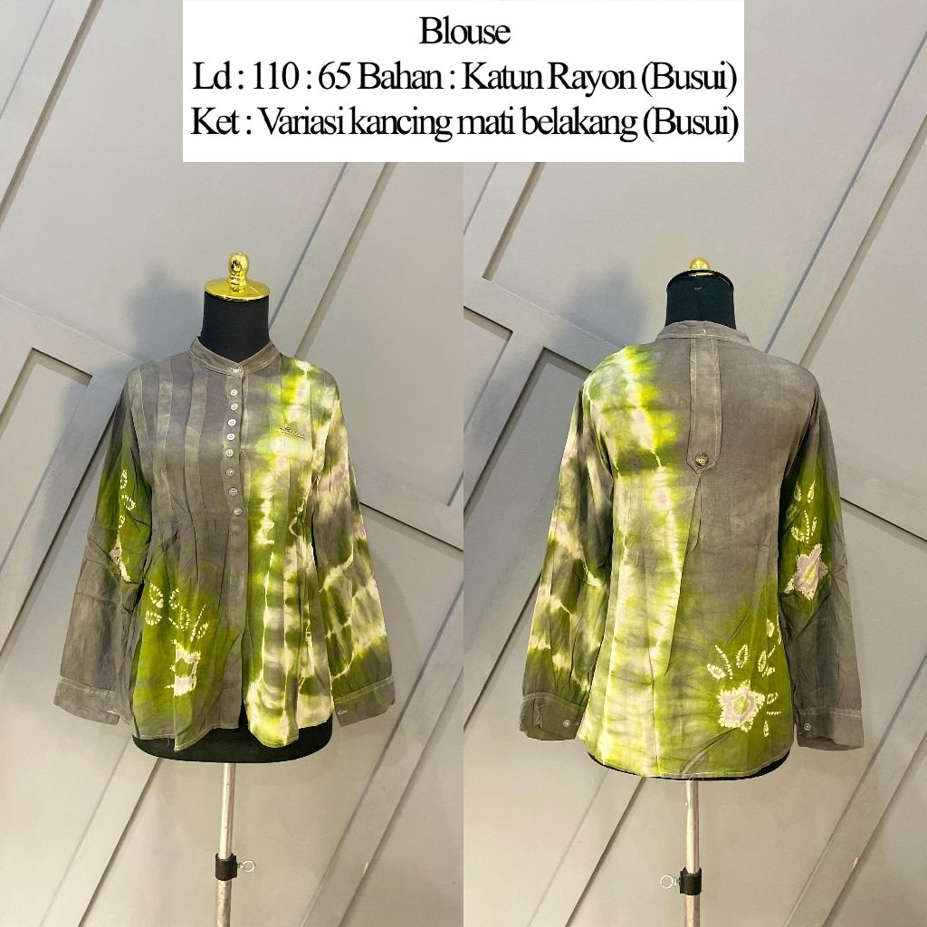 Blouse sasirangan