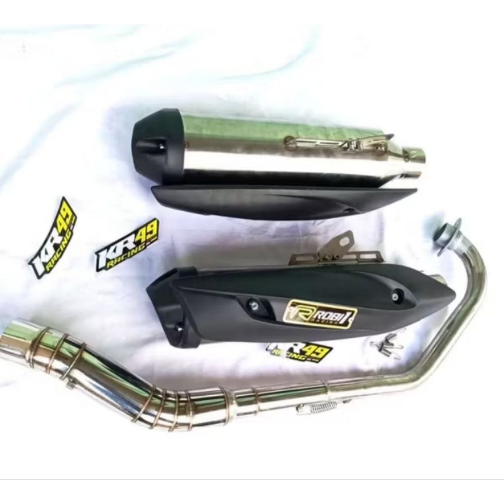 KNALPOT STANDAR RACING BAS ADEM PNP VIXION R15 SONIC SATRIA FU BISYON CB150R VERZA