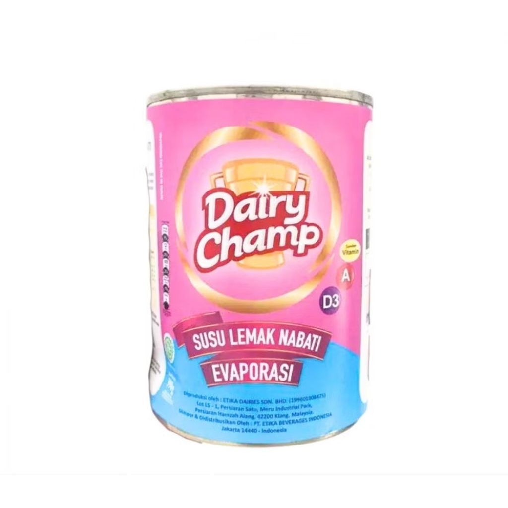 

Dairy Champ Susu Lemak Nabati Evaporasi 390g