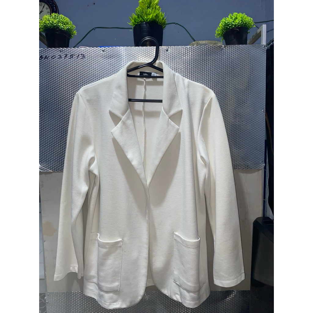 Blezer putih wanita (preloved)