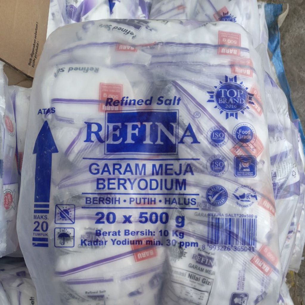 

Garam meja beryodium Refina 1 ball