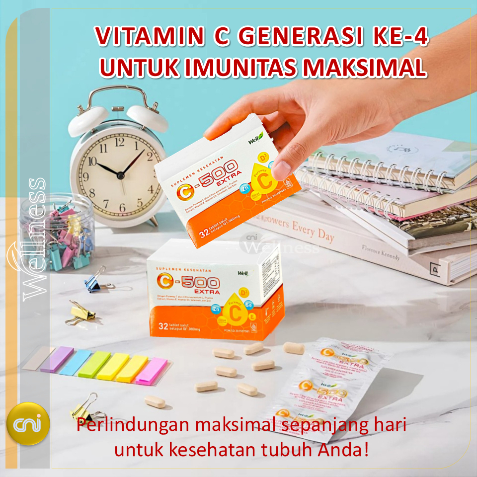 CNI VITAMIN C WELL3 C-500 EXTRA / C 500 EXTRA CNI