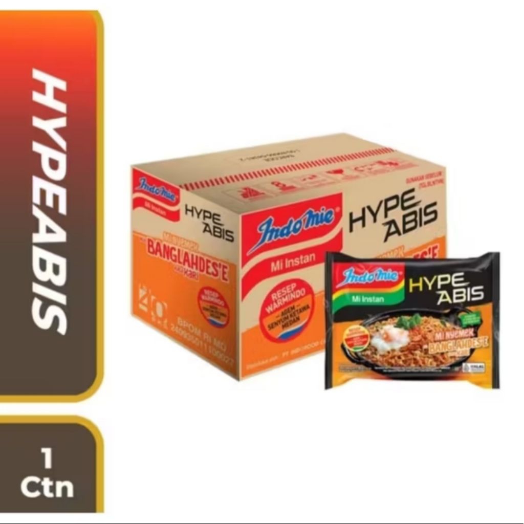

Indomie Hype Abis Bangladesh 1 Karton isi 40 Bungkus